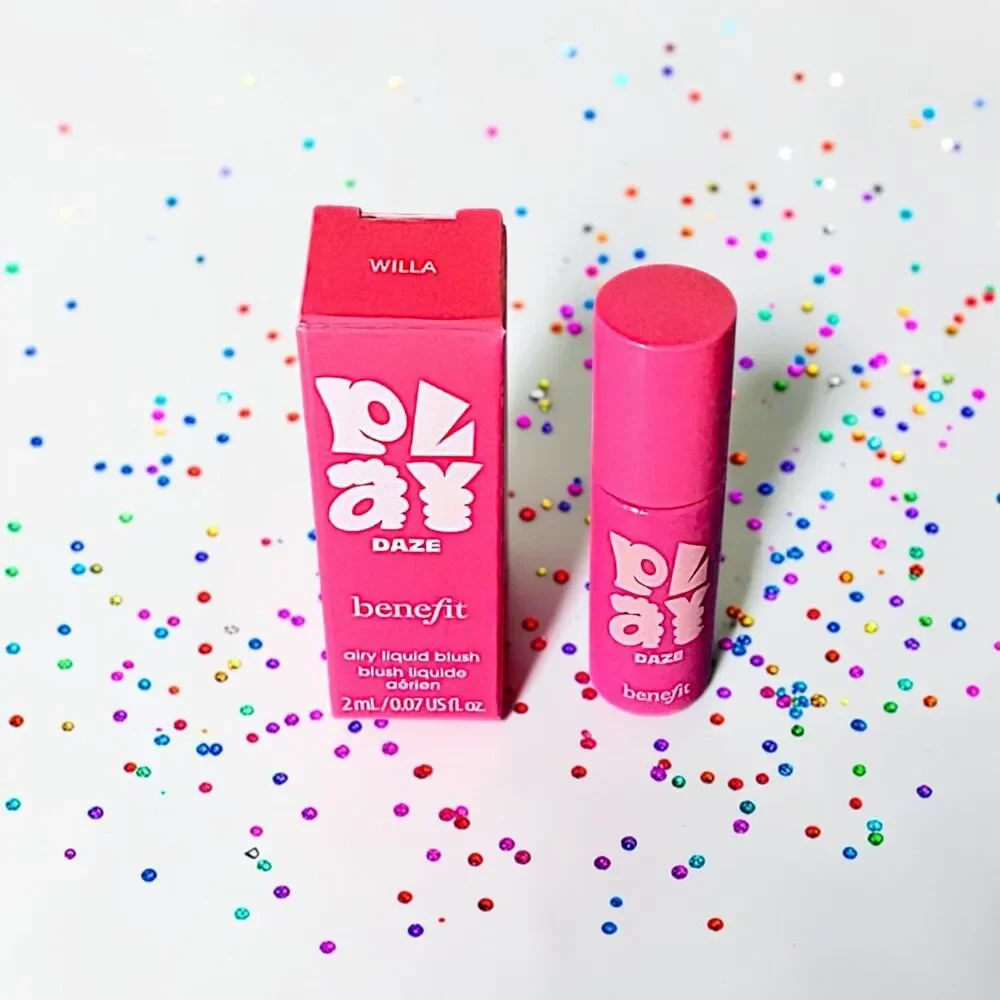 BENEFIT COSMETICS Play Daze Airy Liquid Blush in Willa 0.07 fl oz NIB